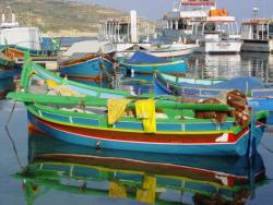 Fiskebåt på Gozo